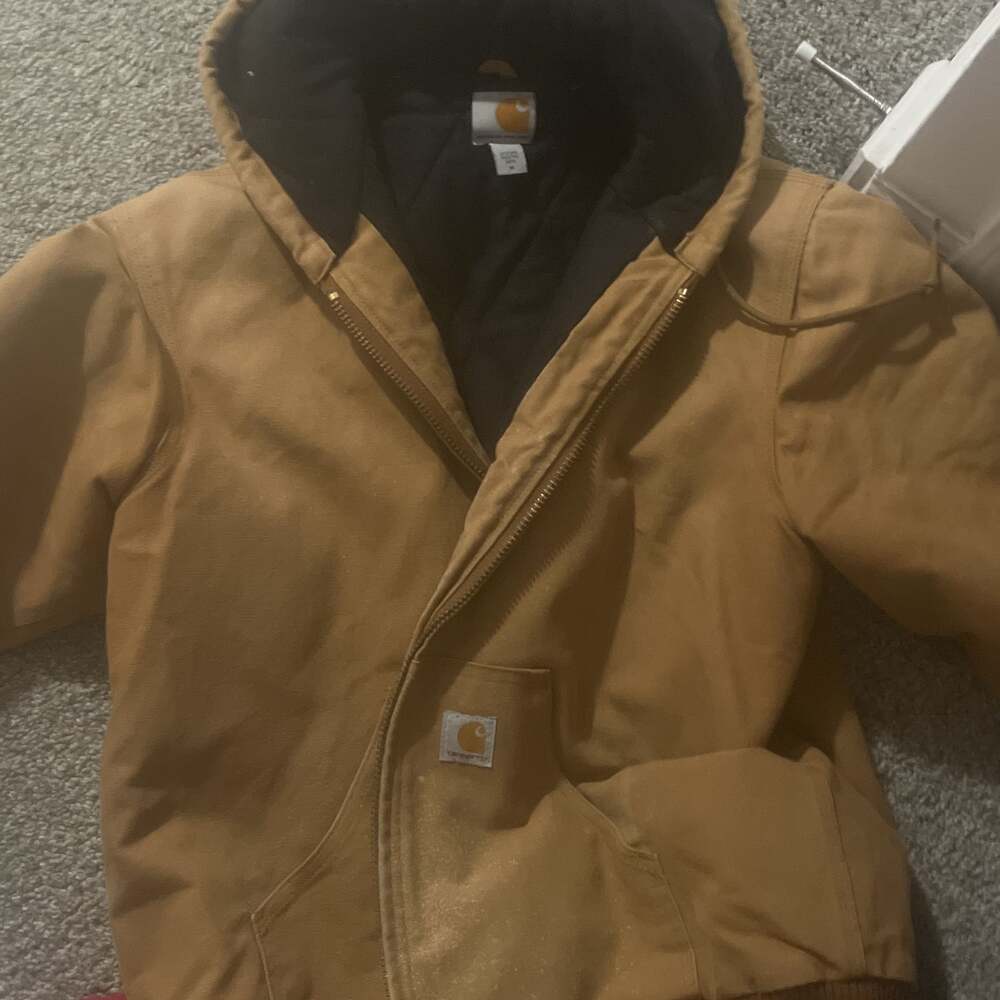 Carhartt Loose Fit Firm Duck Insulated Flannel-Lined Active Jac Jacket